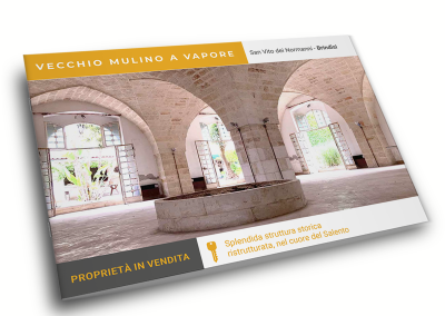 Progetto grafico nuova brochure promozionale Vecchio Mulino
